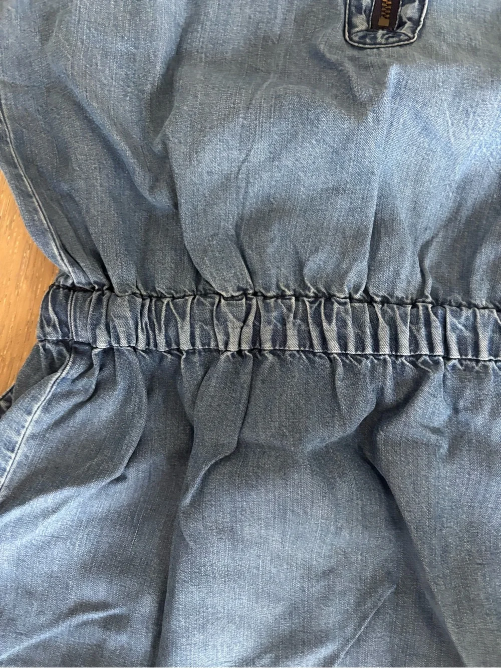 J. Crew Light Wash Denim Dress - Blue xxs